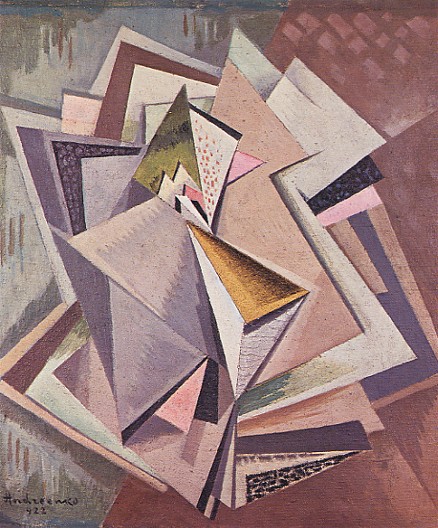 Image - Mykhailo Andriienko-Nechytailo: Composition (1922).