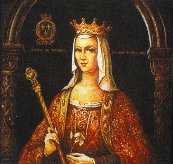 Image - Portrait of Anna Yaroslavna as queen of France.