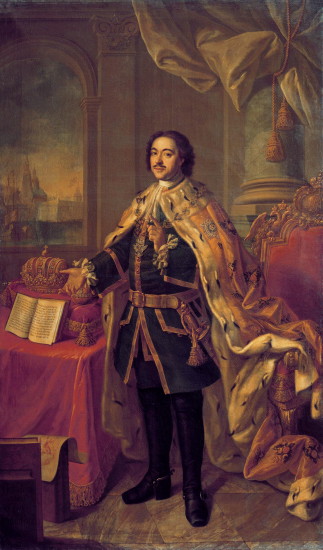 Image -- Aleksei Antropov: Portrait of Tsar Peter I.