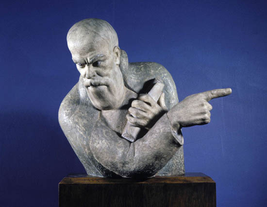 Image - Alexander Archipenko: Sculpture of Taras Shevchenko (Detroit Institute of Arts Museum).