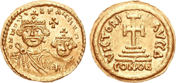 Image -- Avar coins (6th-7th century).