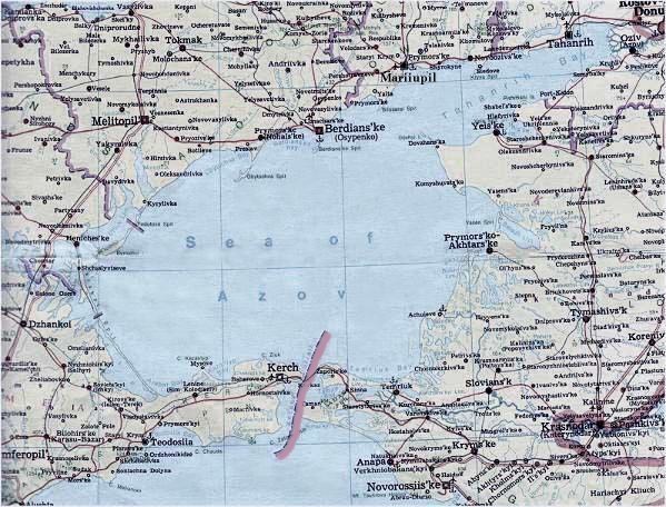 Image -- Map of Azov Sea