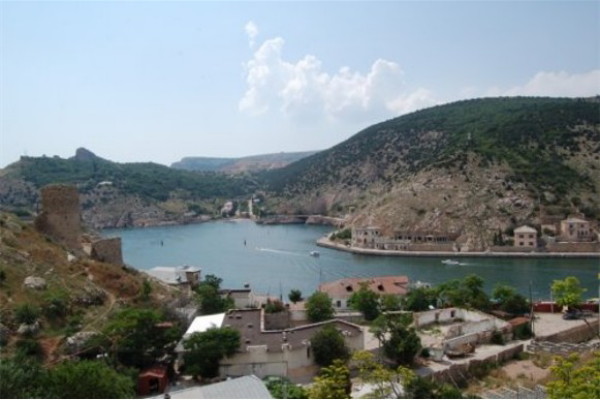 Image -- A view of Balaklava and Balaklava Bay.