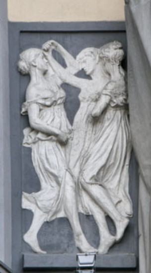 Image -- Fedir Balavensky: Triumph of Phryne (bas relief fragment).