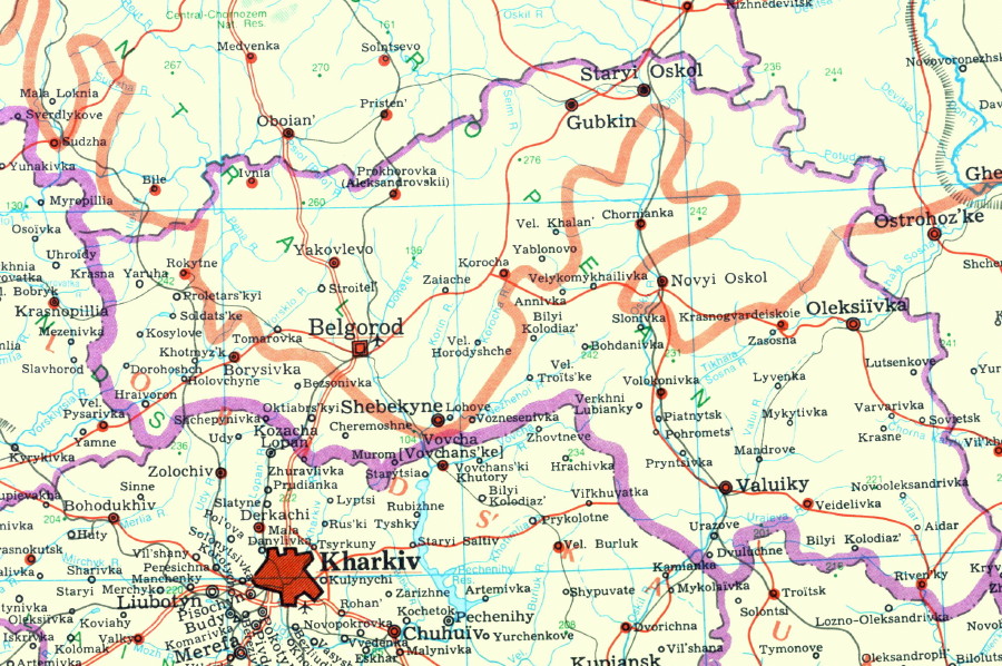 Belgorod Map.