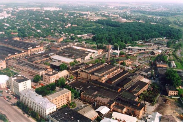 Image -- Prohres chemical plant in Berdychiv.