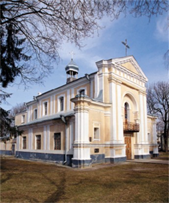 Image -- Saint Barbara's Church in Berdychiv (1826) in which Honore de Balzac was married to E. Halska.