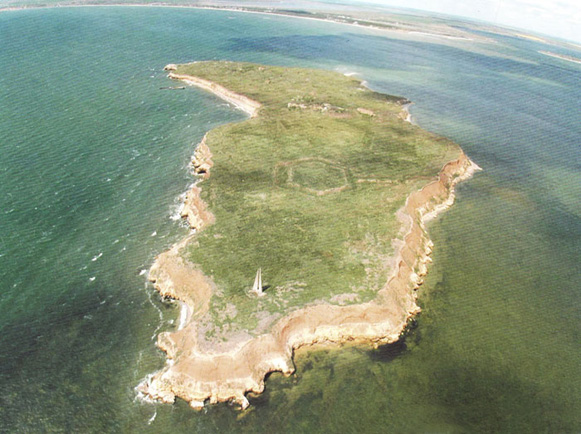 Image - The Berezan Island (aerial view).