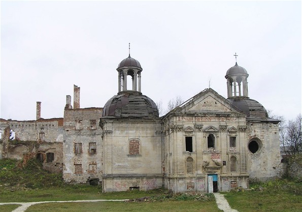 Image -- Church within the Berezhany castle.