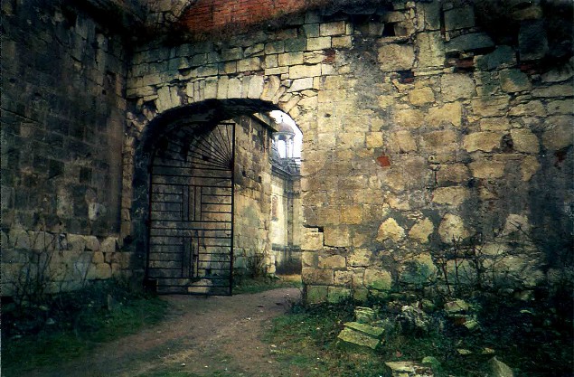 Image -- Berezhany castle gate.