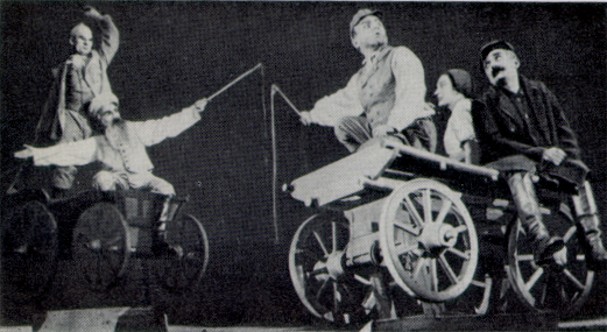 Image - A scene from Les Kurbas' production of Ivan Mykytenko's Dictatorship in the Berezil theater (1930).