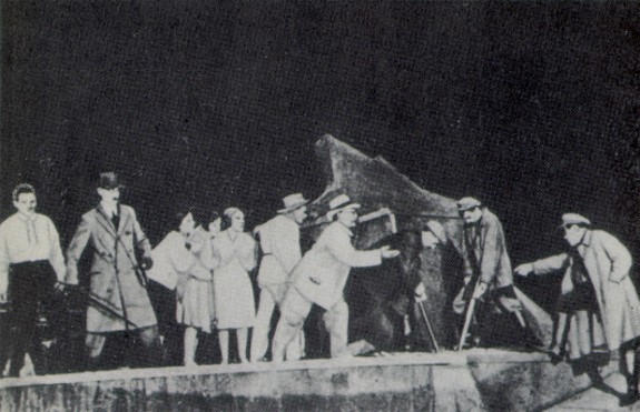 Image - Scene from the Berezil theatre's production October (1922).