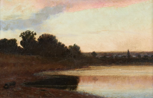 Image - Yuliian Bershadsky: At a Lake (1892).