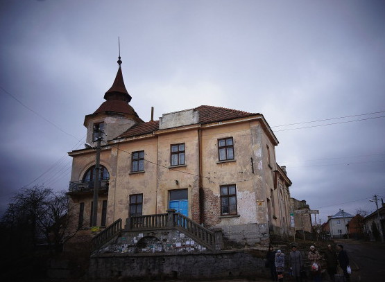 Image - Bibrka, Lviv oblast: the Sokil association building.