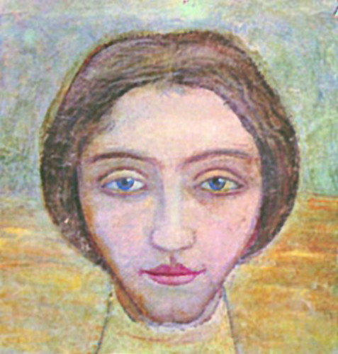 Image - Mykhailo Boichuk: Portrait of a Woman.