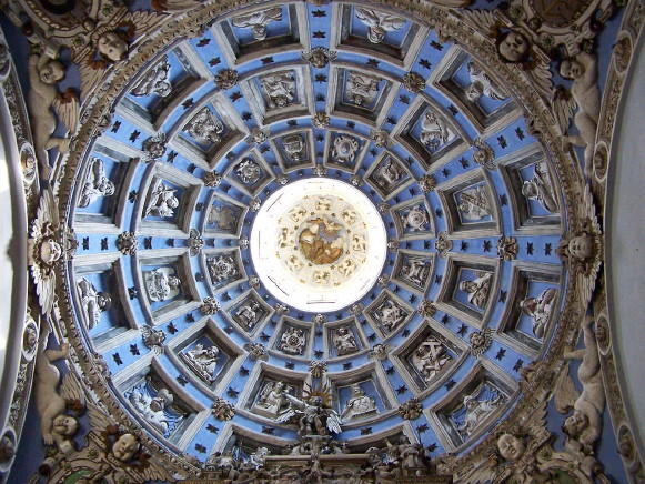 Image -- The Boim Chapel in Lviv: cupola with sculptures by Jan Pfister.