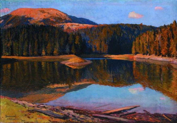 Image -- Yosyp Bokshai: The Synevyr Lake (1967).
