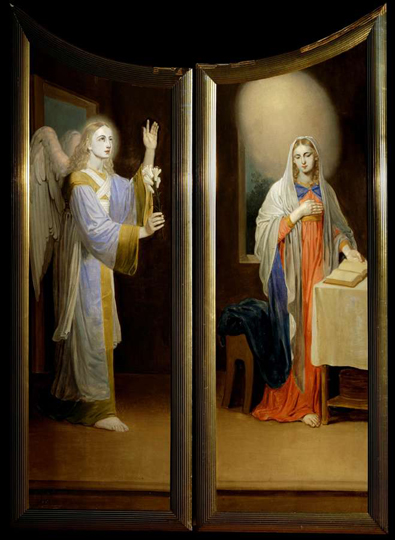 Image - Volodymyr Borovykovsky: Annunciation.