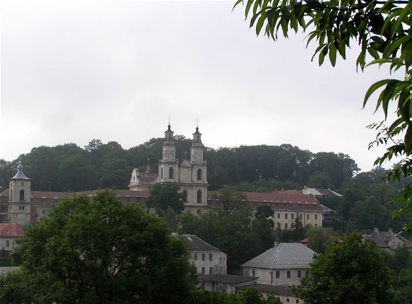 Image - Buchach: panorama with the Basilian monastery.