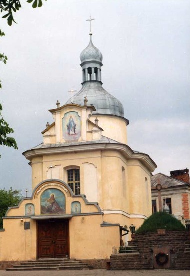 Image - Buchach: Church of the Theotokos (1764) designed by Bernard Meretyn.