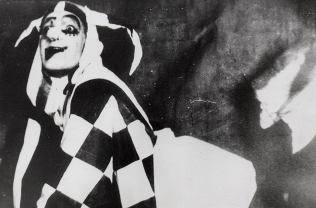 Image - Amvrosii Buchma as the Fool (Porter) in Les Kurbas production of Macbeth in Berezil (1924). 
