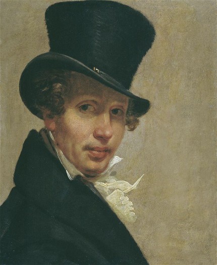 Image -- Ivan Buhaievsky-Blahodarny: Portrait of a Man (1824).