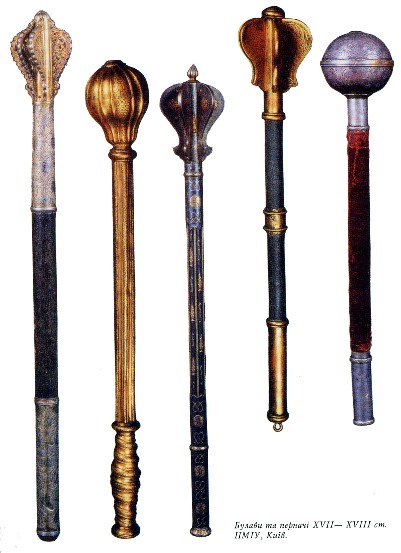 Image - Cossack bulavas (17th and 18th centuries).