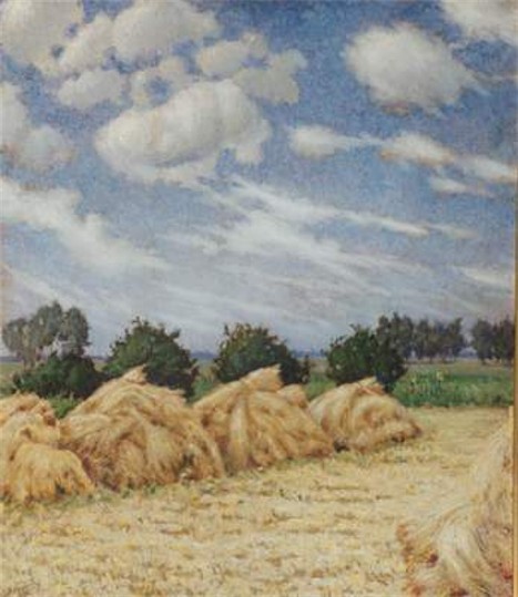 Image - Mykola Burachek: The Collective Farm's Rye (1935).