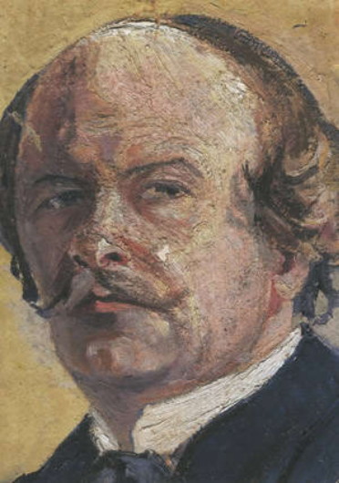Image - Mykola Burachek: Self-portrait (early 1910s).