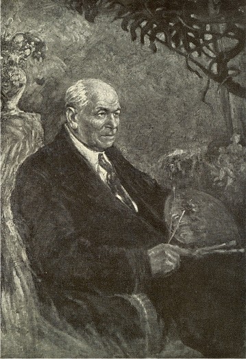 Image - Portrait of Mykola Burachek by Mykola Zhevaho (1939).