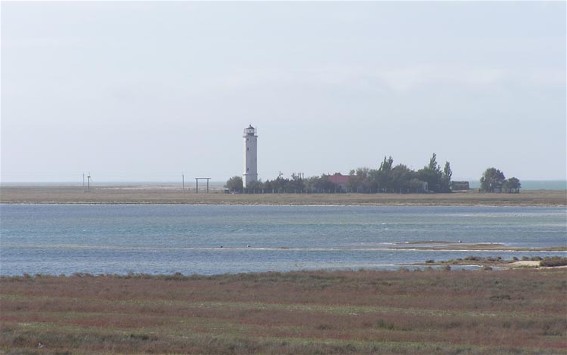 Image - The Byriuchyi Island lighthouse.