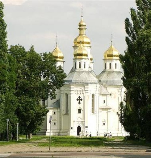 Image -- Saint Catherine's Church (17th century) in Chernihiv.