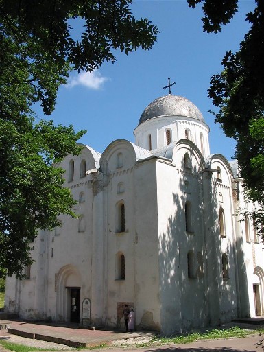 Image -- The SS Borys and Hlib Cathedral (12th century) in Chernihiv.