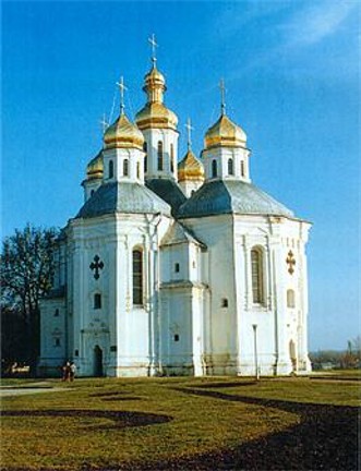 Image -- Saint Catherine's Church (17th century) in Chernihiv.