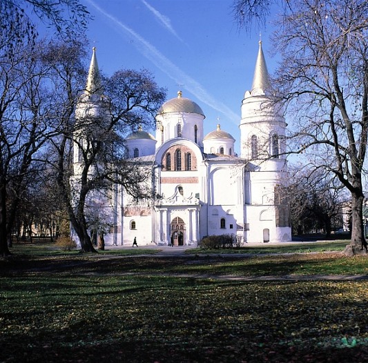 Image - The Cathedral of the Transfiguration in Chernihiv (its construction was begun in 1036). 