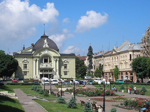 Image -- The Chernivtsi Ukrainian Music and Drama Theater.