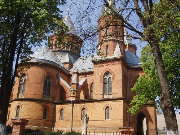 Image -- The Armenian church in Chernivtsi.