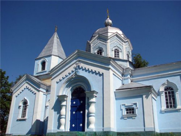 Image - Chudniv, Zhytomyr oblast: Church of the Nativity of the Mother of God (1772).