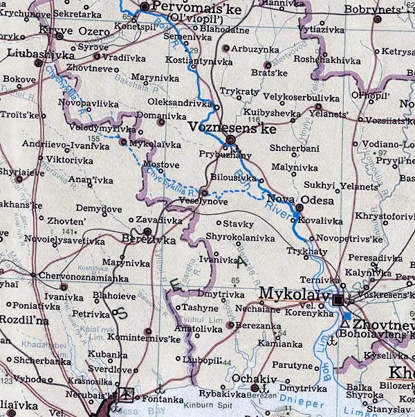 Image -- Map of Chychykliia River