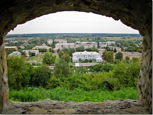 Image -- A view of Chyhyryn from the Castle Hill.