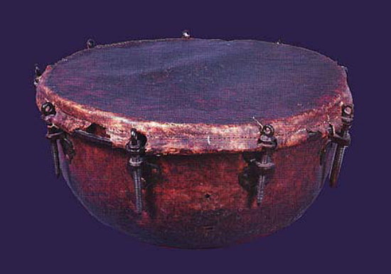 Image -- A Cossack kettledrum.