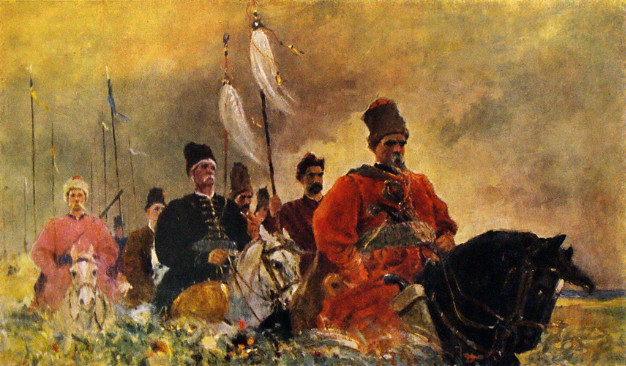 Image - Mykhailo Derehus: Taras Bulba Leading the Host (1952).