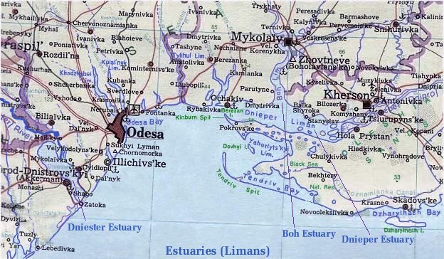 Image -- Map of Dnieper Buh Estuary