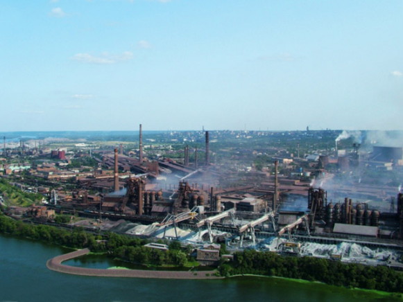 Image -- The Dnipro Metallurgical Complex.