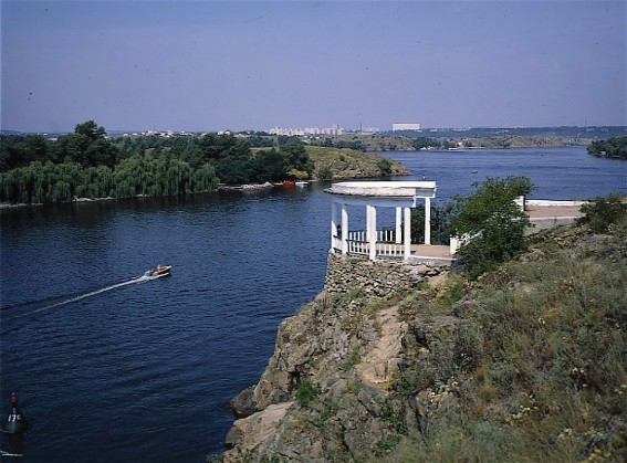 Image - The Dnipro River near the Khortytsia Island.
