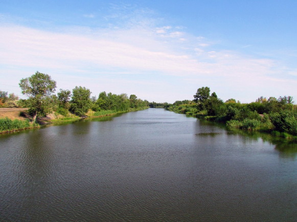 Image -- The Dnipro-Donbas Canal in the Dnipropterovsk oblast.