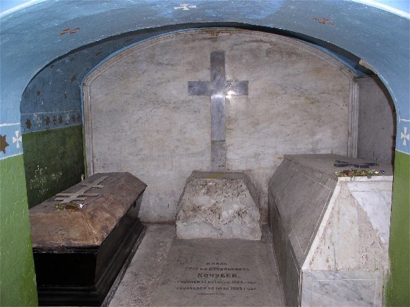 Image -- Dykanka: the Kochubei family sepulchre in Saint Nicholas Church.