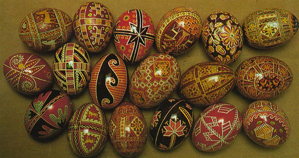 Image - Ukrainian Easter eggs from the collection of the Ukrainian Museum in New York.