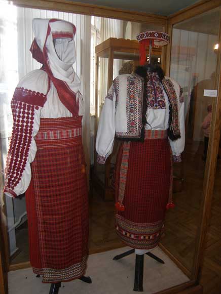 Image - Embroidered folk dress from the Ivano-Frankivsk region.