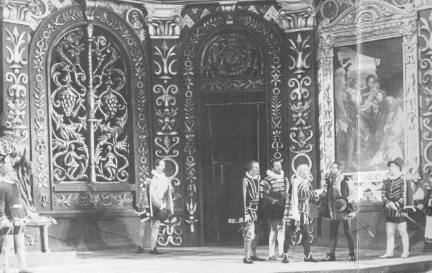 Image - Franko New Drama Theater: Schiller Don Carlos (Kyiv, 1936) (stage design by Anatol Petrytsky).